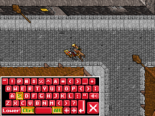 PocketPC, U7P1, Britain, Keyboard lower-left